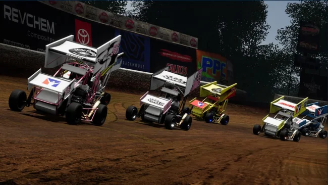 World of Outlaws Dirt Racing 24 Free Download gameplay screenshot 2