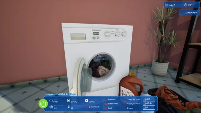 Laundromat Manager Simulator Free Download gameplay screenshot 2
