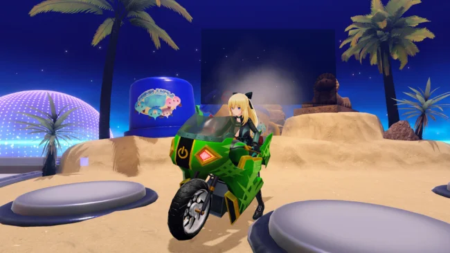 Neptunia Riders VS Dogoos Free Download gameplay screenshot 1