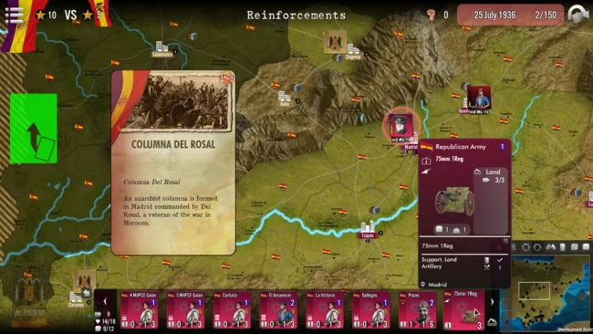 SGS Spain at War Free Download gameplay screenshot 2