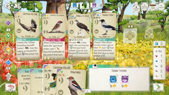 Wingspan Asia Expansion Free Download gameplay screenshot 1