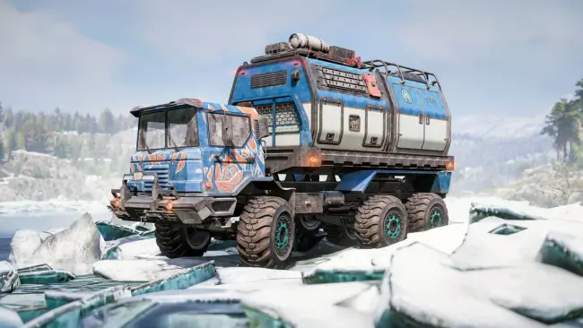 Expeditions A MudRunner Game Icy Shores Free Download gameplay screenshot 2