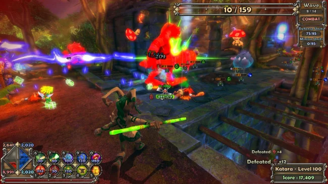 Dungeon Defenders Free Download gameplay screenshot 1