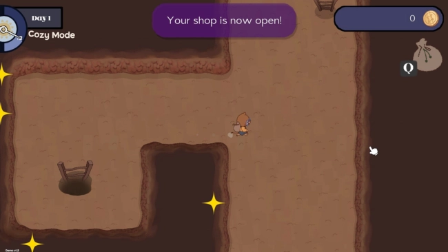 Gemporium: A Cute Mining Sim Free Download gameplay screenshot 1