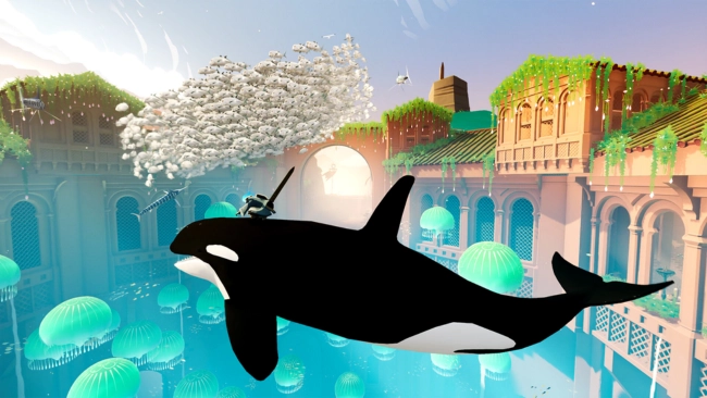 Sword of the Sea Free Download gameplay screenshot 2