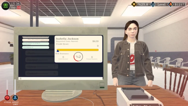 Banker Simulator Free Downlod gameplay screenshot 1
