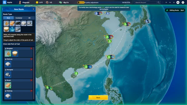 Global Magnates Shipping Tycoon Free Download gameplay screenshot 1