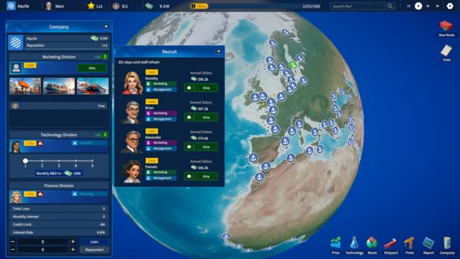 Global Magnates Shipping Tycoon Free Download gameplay screenshot 2