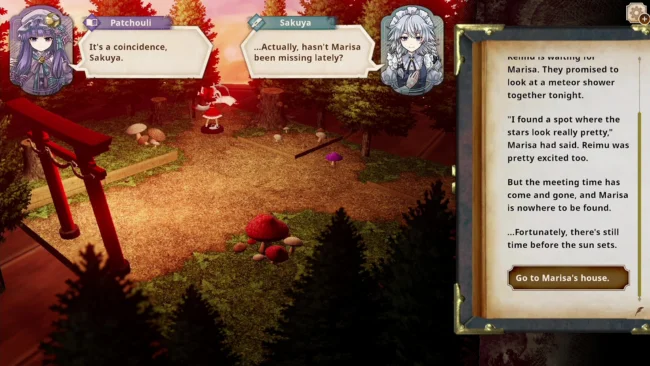 Marisa of Liartop Mountain Free Download gameplay screenshot 1