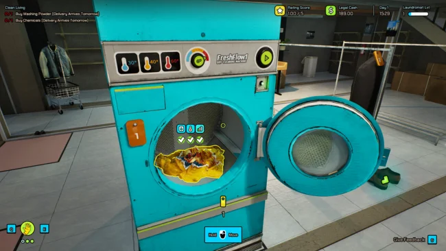 Laundering Simulator – Clean Cash and Laundry Free Download gameplay screenshot 1