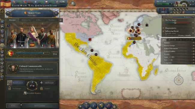 Victoria 3: Iberian Twilight Free Download gameplay screenshot 2
